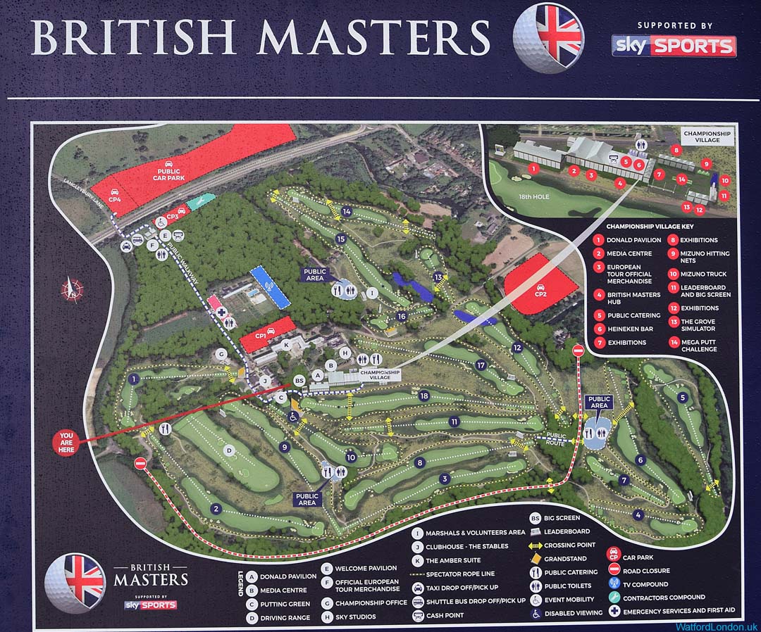 British Masters Golf Course 2016