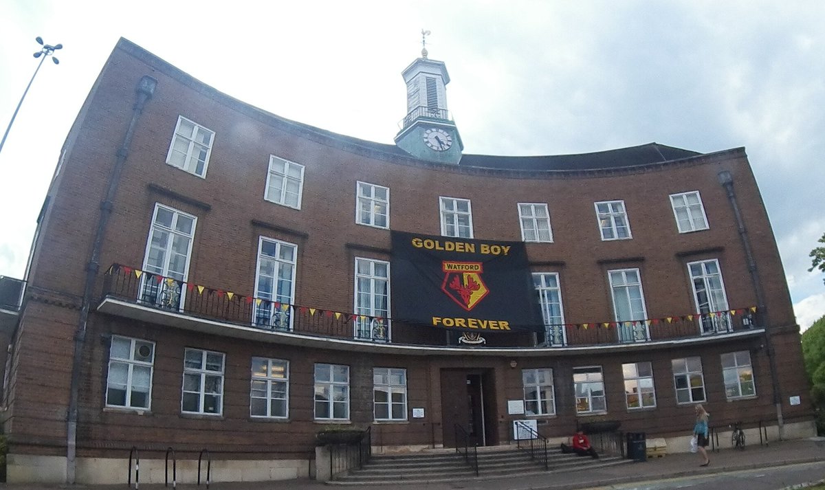 The 1881 Movement said the large flag on Watford town hall is in memory of all fans who have died