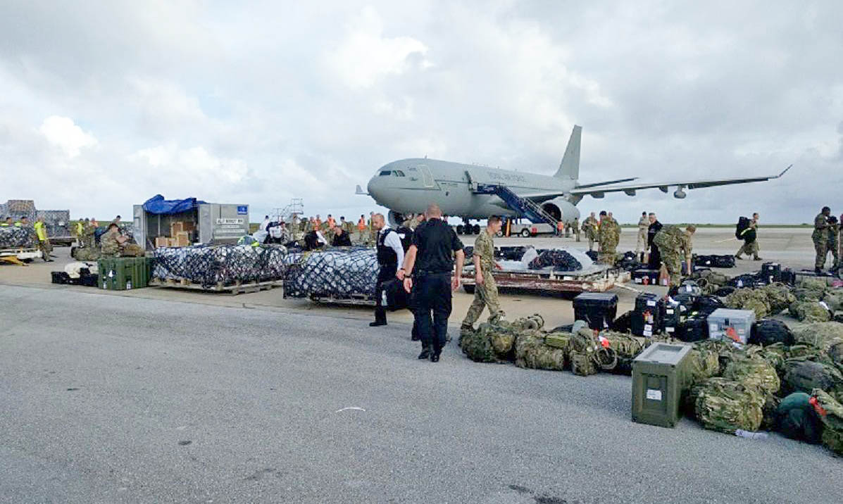 HERTFORDSHIRE POLICE OFFICERS FLY TO THE CARIBBEAN TO HELP THOSE AFFECTED BY HURRICANE IRMA.