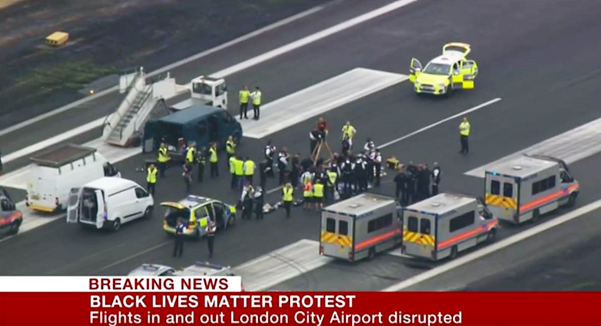 Black Lives Matter protesters block motorway route into Heathrow Airport