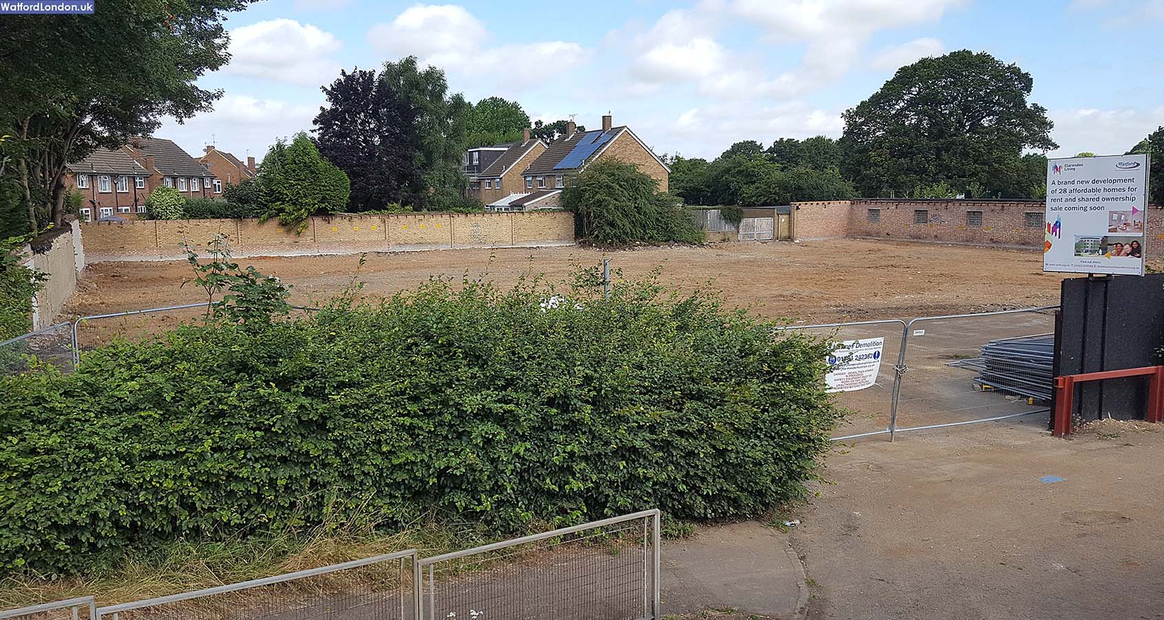 North Watford Police Station Demolished for Development by WCHT