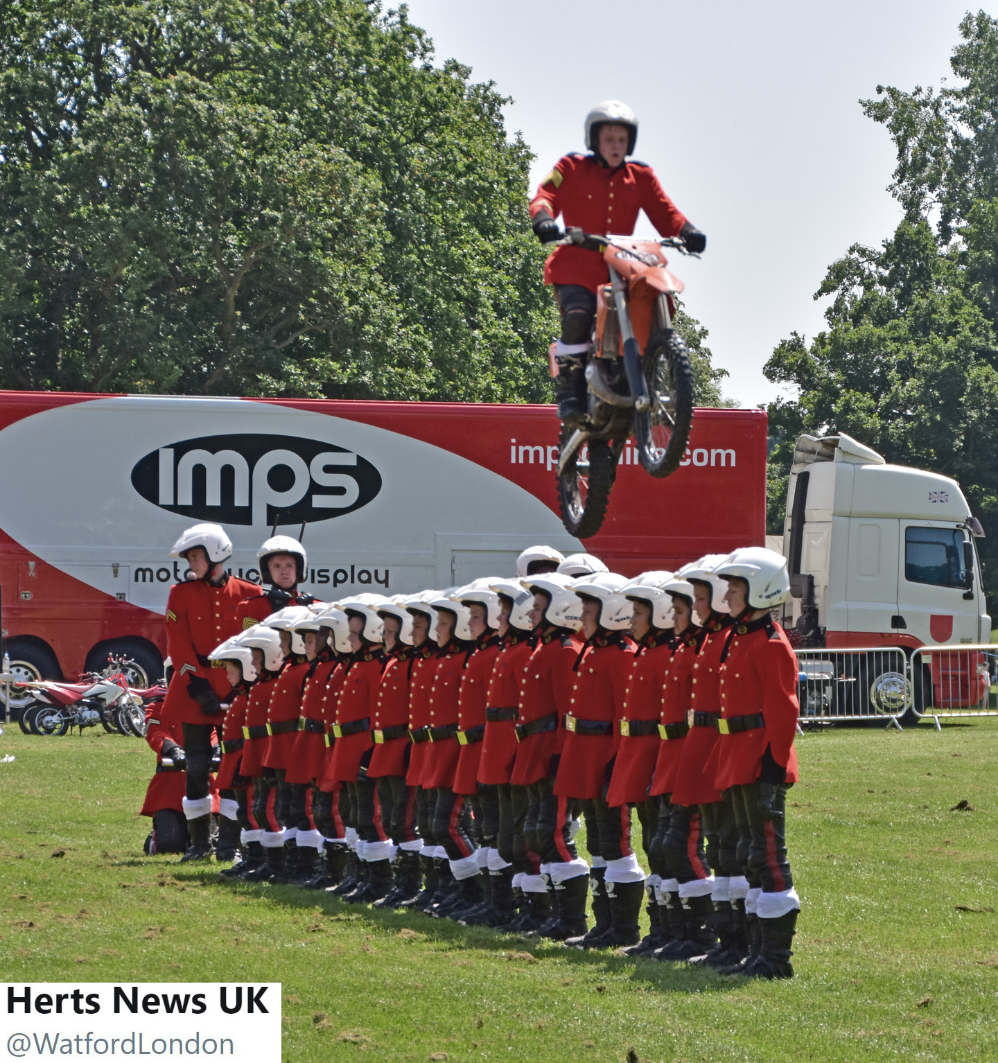 IMPS Motorcycle Team ARMED FORCES DAY ARMY SOLDIER