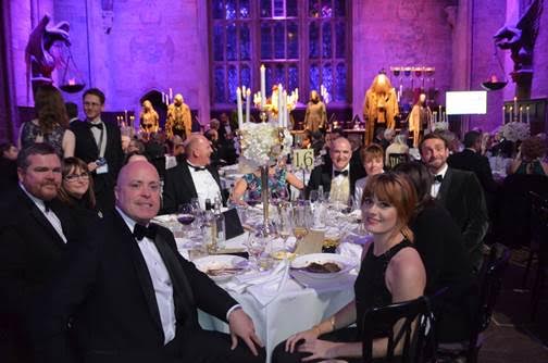 Peace Hospice Care Magical night Declan Carroll (CEO of Peace Hospice Care) and his table – including Tim FitzHigham.