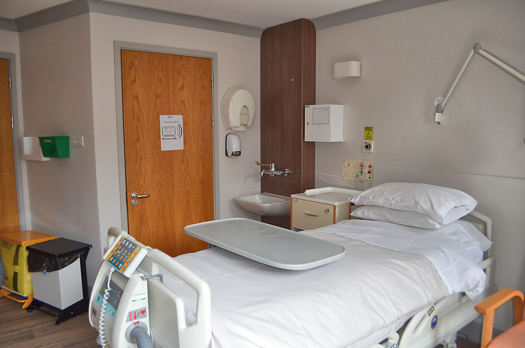 The Patient bedrooms and bathrooms have now been completely modernised, with new fixtures and fittings installed, as well as a new coat of paint, following damage caused by flooding last year.