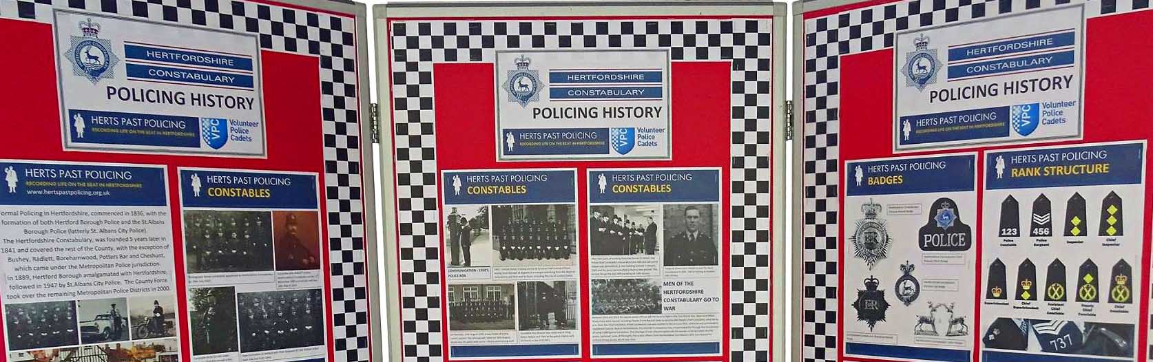 The Constabulary, policing organisation designed to provide a modern, flexible force and an effective policing service for Hertfordshire. Armed Policing Unit, Dog Unit, Road Policing Unit, Major Crime Unit.