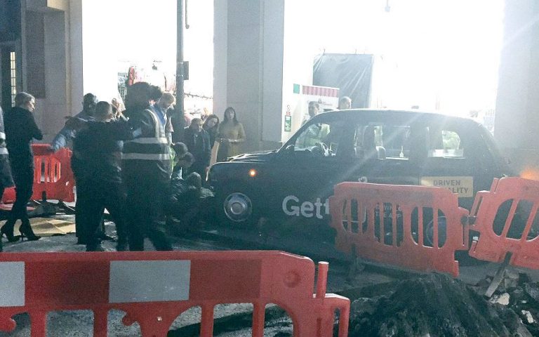Covent Garden Taxi crash injures Four pedestrians at tourist hotspot