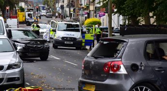 Watford Stabbing following Crash incident Today