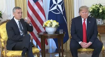 Secretary General Jens Stoltenberg meets with US President Donald Trump