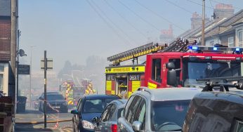 Breaking News: Homes Evacuated as Large Fire sweeps across gardens