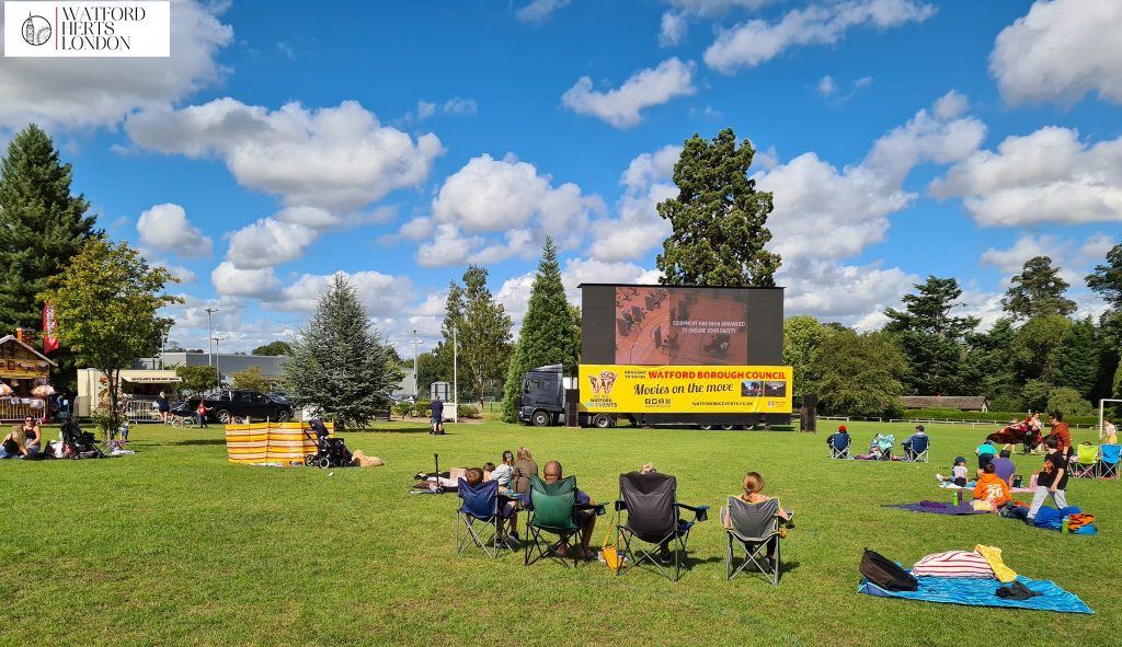 Watford Borough Council’s free outdoor cinema the Big Screen returns for the summer from 18th August.