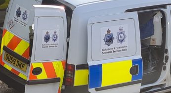 Armed Police and Helicopter by A41 Watford when Arrow Shot at House