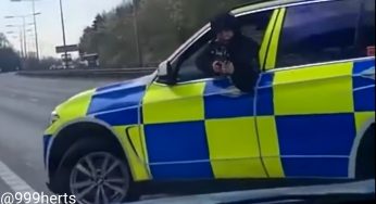 Video of Armed Police stopping Car on M1 motorway