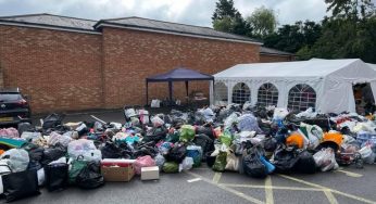 Bushey and Radlett inundated with Donations for Afghan refugees arriving in Hertfordshire