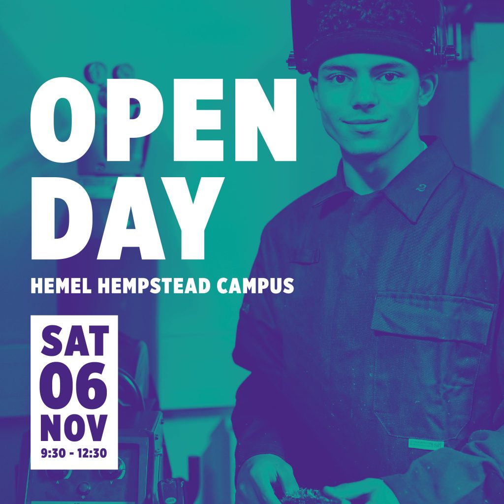 West Herts college, open day, November, 2021