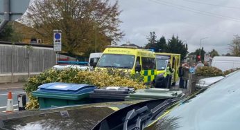 Ambulances and Police called to the infamous width restrictions of Worst Road in Watford