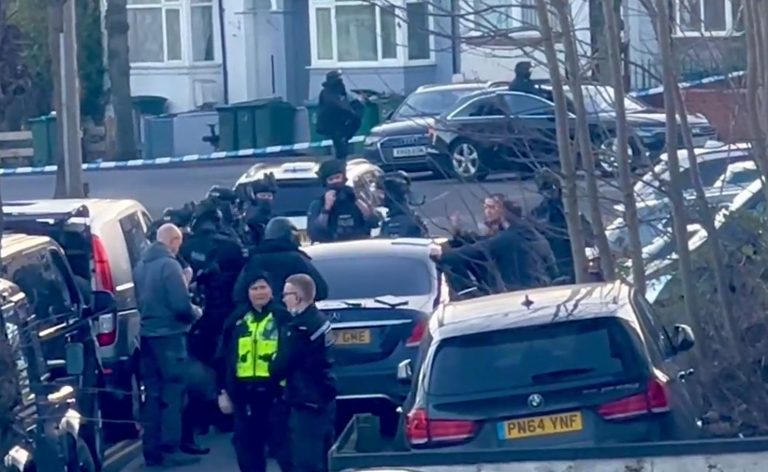 Live: Armed police Second day standoff with Father & Son in Coventry house