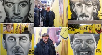 Watford FC subway mural unveiled as Hornets celebrates 100 years features Elton John