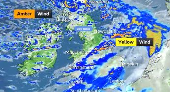 Storm Dudley batters UK as Met Office amber weather warning issued