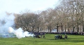 Gun Salutes to mark The Queen Elizabeth II’s Platinum Jubilee (video)