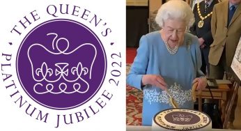 Video: The Queen cuts a special cake 2022