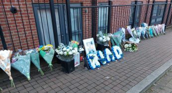 Family and friends laid Tributes where brother died in three storey fall in Watford
