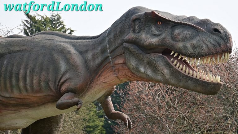 Dinosaurs arrive at Cassiobury Park a Jurassic Encounter coming to life