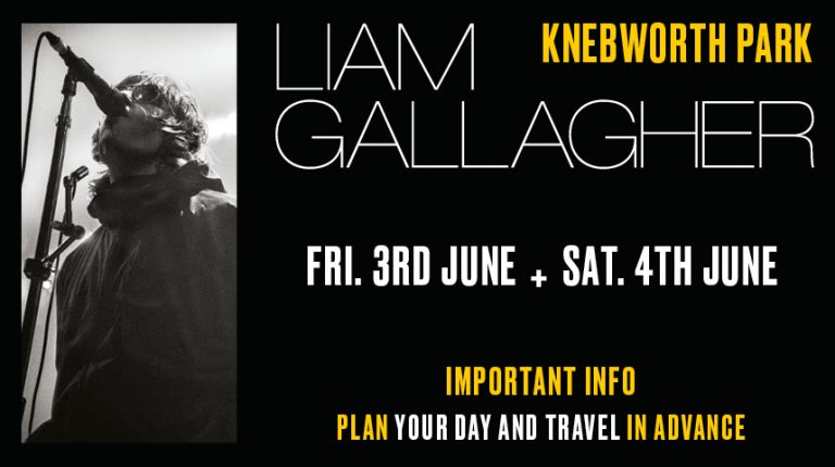 Liam Gallagher Knebworth Park for Queen’s Platinum Jubilee weekend