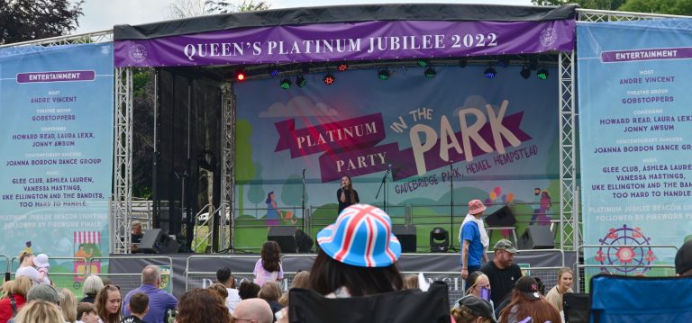 Platinum Jubilee Party Fun Fair in Gadebridge Park Hemel Hempstead