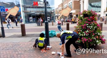 Moment Primark Security Defeated Chasing Shoplifters