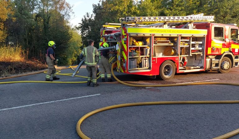 A report details Hertfordshire Fire and Rescue Service’s improved performance