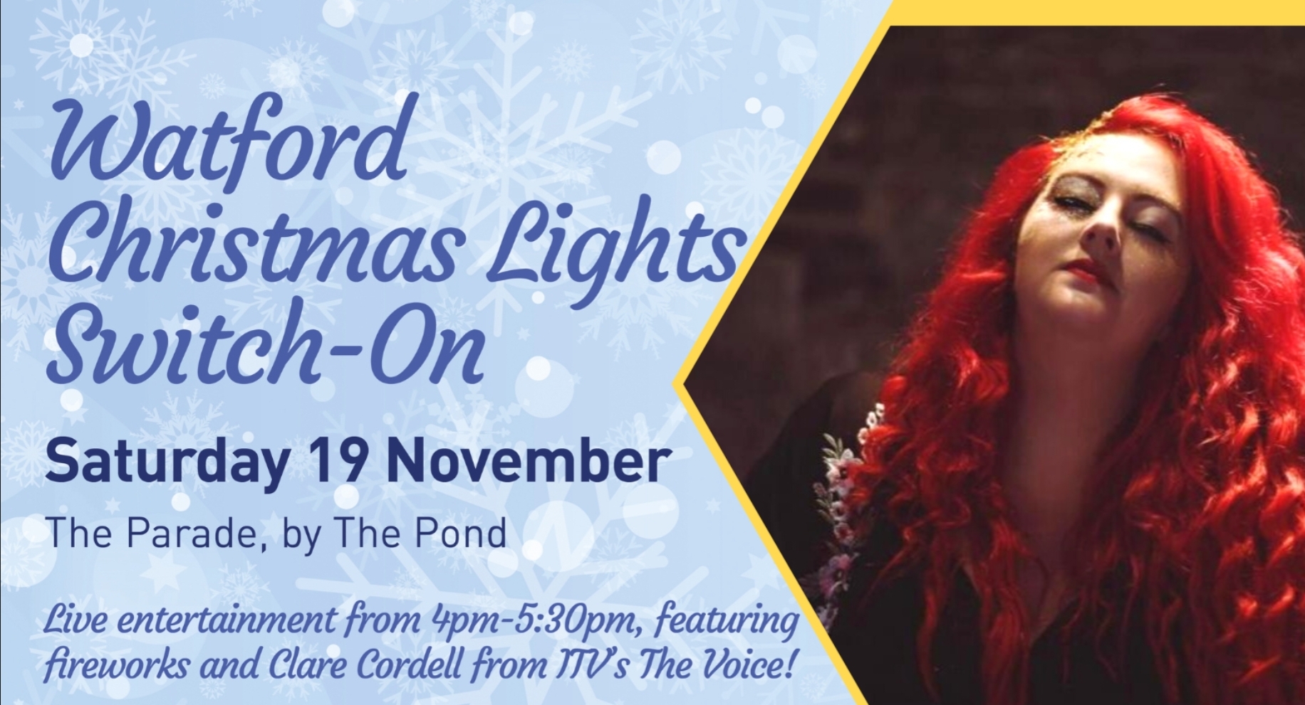 clare cordell,christmas,watford,