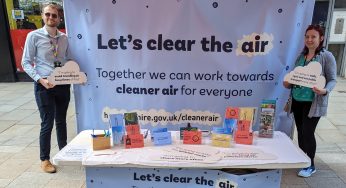 Clean Air Campaign visit Watford and Hertfordshire