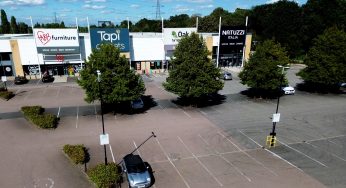 Retail Park turned into racetrack left Tyre Shreds in Car Park After Performing Donuts
