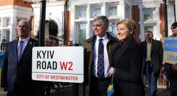 London Road renamed and Tanks arrive on the first anniversary of Russia’s invasion of Ukraine
