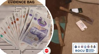 Machete and axe found in Special Ops drug dealing crackdown arrest Watford Man