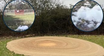 Mysterious Foam Pool Disrupts HS2 Tunneling Work in Ruislip