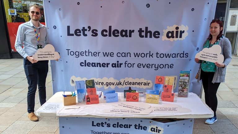 Clean Air Campaign visit Watford and Hertfordshire