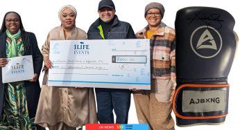 Boxing legend Anthony Joshua donates signed glove to raise £1,500 for charity