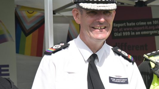 Hertfordshire Police chief constable Charlie Hall (pictured) joined in 2016