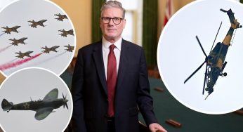 Prime Minister Keir Starmer’s at the Farnborough Airshow, announcing the launch of Skills England.