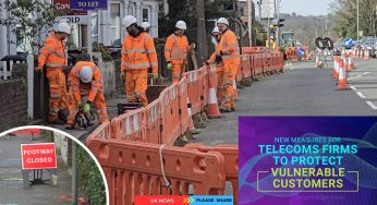 Technology Secretary secures agreement from telecoms firms to protect vulnerable customers as phone lines removed