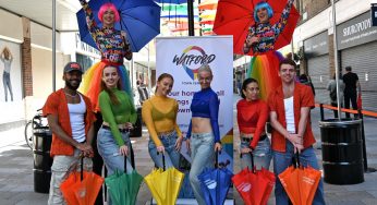 Umbrella Art Installation to Celebrate Neurodiversity