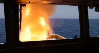 Royal Navy wardship HMS Diamond shoots down Yemen missile