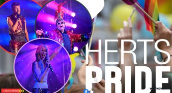 Phots and Video of Entertainers Performances at Herts Pride festival 2023