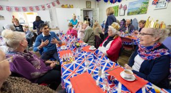 Surprise Visit by Rishi Sunak Delights Diners at Rickmansworth Community lunch club