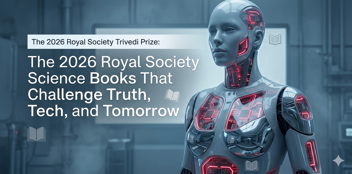 The 2026 Royal Society Trivedi Prize:&nbsp;Science Books That Challenge Truth, Tech, and Tomorrow