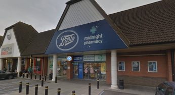 Boots targeted by thieves made getaway in white van after robbery