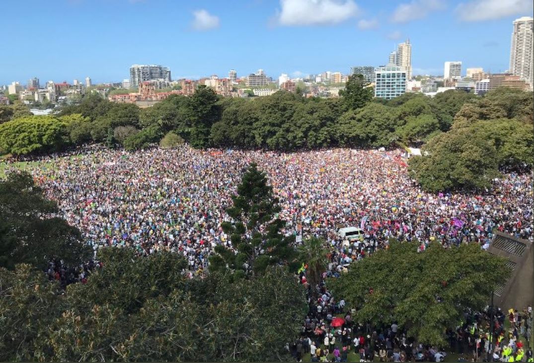 Thousands gather for climate strike in Sydney