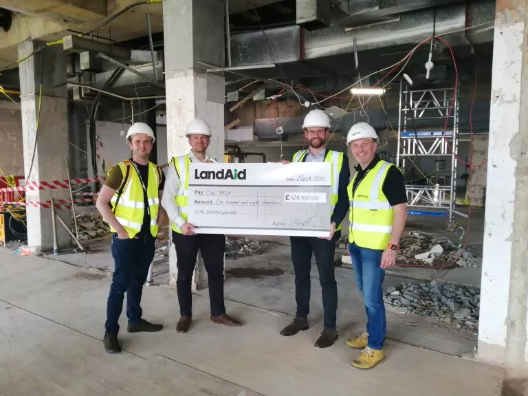 YMCA delighted to receive £108,900 in funding from LandAid