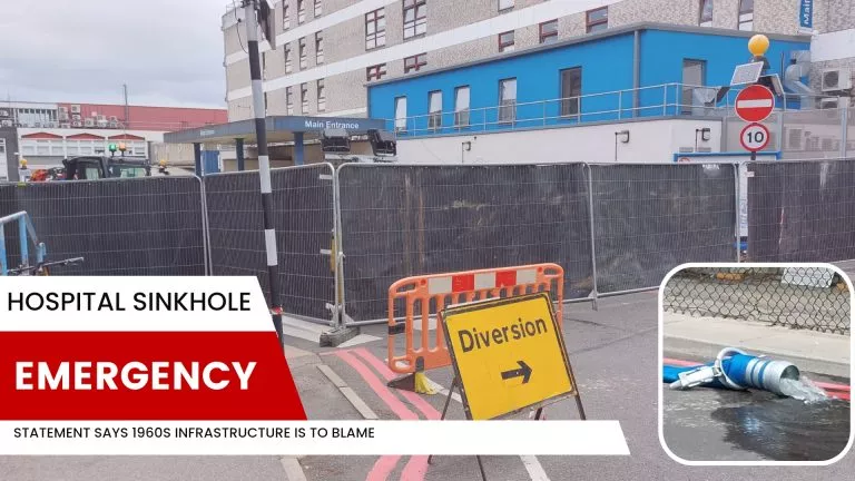 ‘Sinkhole’ subsidence statement issued by Watford General Hospital